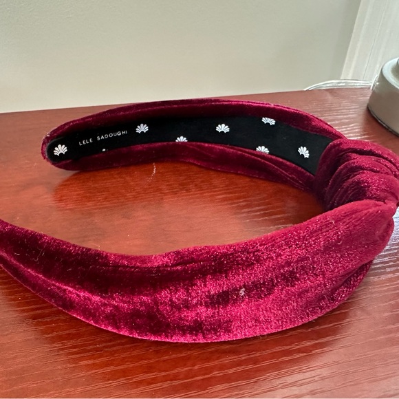 Lele Sadoughi velvet headband - Picture 2 of 2